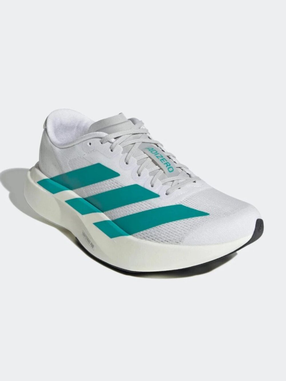 Adidas Women's White Teal Grey Adizero EVO SL Shoes JS4451